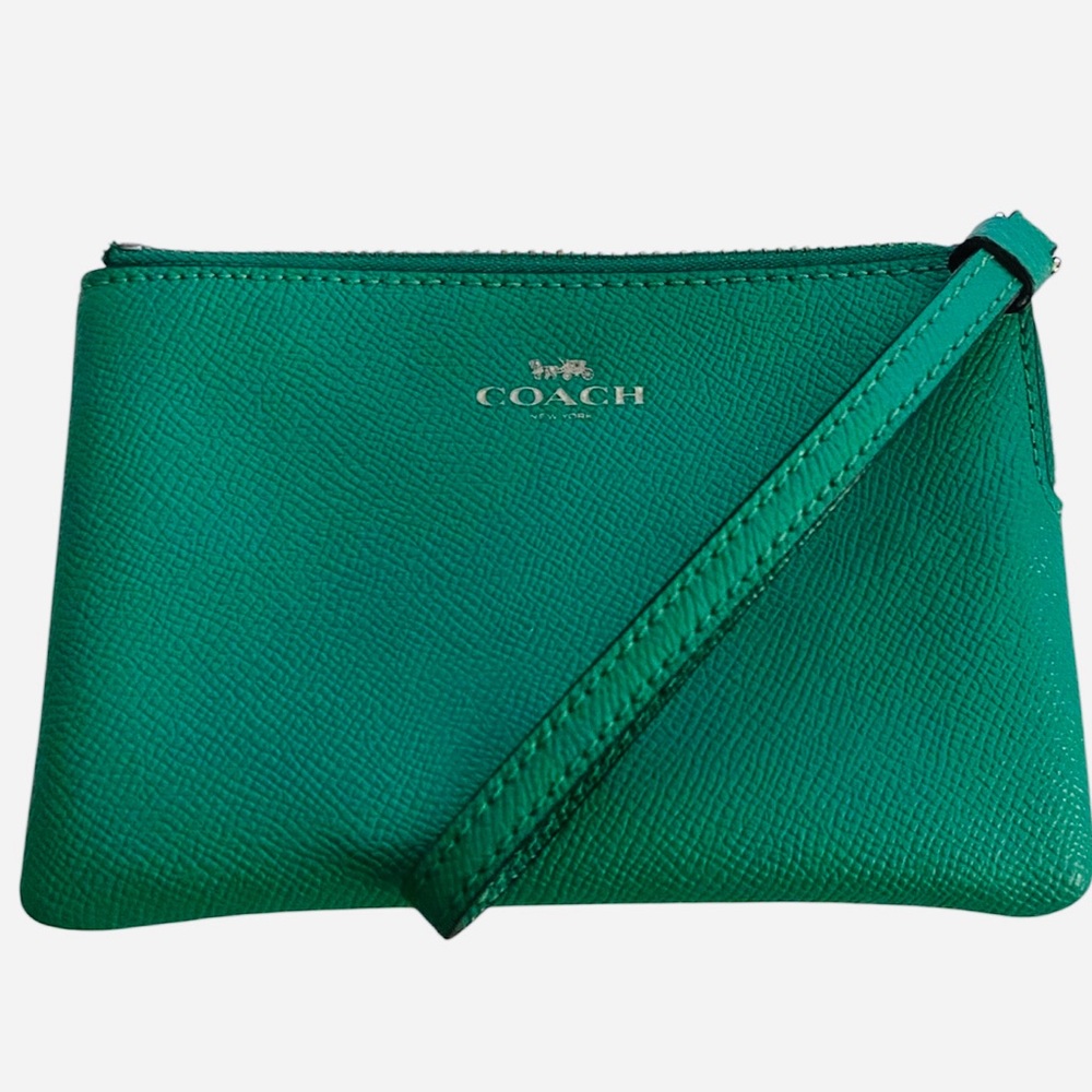 COACH Corner Zip Wristlet